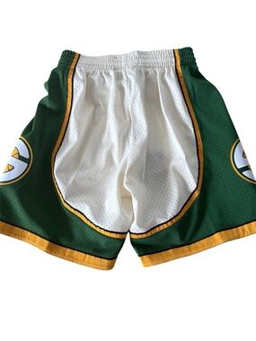 NBA SWINGMAN ROAD SHORTS SUPERSONICS 07-08 HARDWOOD CLASSICS Men’s Small New